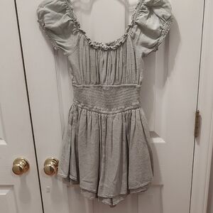 Hollister Light Green Romper